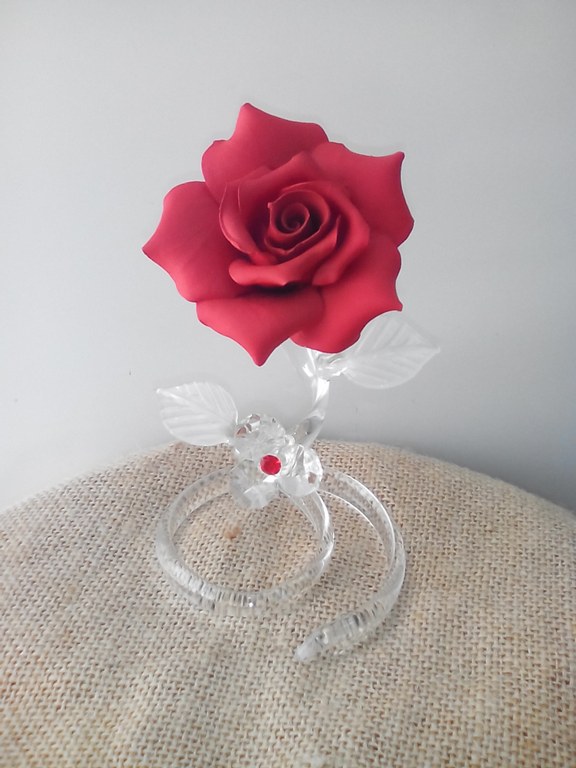 Rosa de porcelana de Capodimonte — Flor de Neu